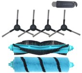 Cepillo Lateral de cepillo suave con rodillo de repuesto para aspiradora Robot aspirador Cecotec Conga 3490 4090 5090 para xiaomi STYJ02YM naranja