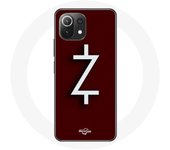 Coque pour Xiaomi Mi 11 Lite Ozark Saison 4 Logo Z Blanc Fond Rouge