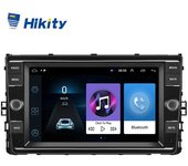Hikity Android 9.0 2 Din 8  Pantalla táctil Radio de coche Autoradio Reproductor MP5 de coche para VW/POLO/Lavida/Lingdu/Tuyue/Bora/Sagitar con Bluetooth GPS Wifi FM