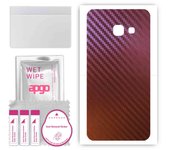 apgo skin sticker film foil vinyl for the BACK compatible with Samsung Galaxy A3 (2017), scratch-resistant, easy to install - Carbon Chameleon CAKA5