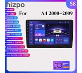 Hizpo 4G+WIFI 2 Din Android Auto Radio para A4 B6 2000-2009 Seat Exeo Carplay Car Multimedia GPS 2din Autoradio Nav GPS HeadUnit Automotivo Video HC1-CP 4Core 1G 32G