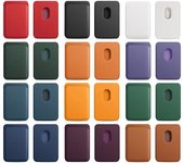 Funda de cuero con soporte magnético para tarjetas, cartera, bolso para tarjetas Iphone 12