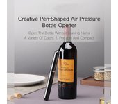 Bomba de aire abridor de botellas de vino Estilo bolígrafo seguro portátil Pin sacacorchos bomba de vino sacacorchos accesorios de barra de cocina