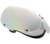 Carcasa protectora frontal para Meta Quest 2 VR plata