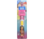Cepillo de dientes Oral-B para niños, a pilas, suave, a partir de 3 años, Princesas Disney, 1 cepillo de dientes