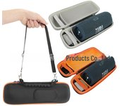 Funda protectora de EVA para altavoz JBL Charge 5: bolsa de almacenamiento portátil para exteriores shoulder strap + mountaineering buckle