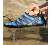 Zapatillas de agua de playa de secado rápido, unisex, para natación, descalzo, surf, río arriba, ligeras, para hombre y mujer 35