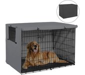 Funda universal duradera para jaula de perro, funda plegable para jaula de alambre de 25 a 49 pulgadas XS negro