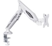 Brazo para monitor Archiss, resorte mecánico, capacidad de carga de hasta pulgadas, diseño para juegos, blanco, 17-32, 2-8 kg, AS-MAGA01 blanco