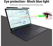 Protector de pantalla con bloqueo de luz azul magnético para computadora portátil, alta transmitancia, anti-UV y luz azul deslumbrante 11.6"- 16&10