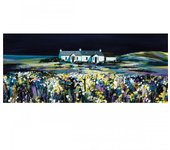 Impresión en papel Moonlight Shimmer de Avril Thomson Smith 30cm x negro