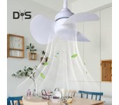 Ventilador de techo fuerte flujo de aire bajo ruido 360 grados ajustable instalación Simple dormitorio sala de estar accesorios de ventilador de circulación de aire Long