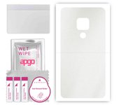 apgo Protective Skin Sticker for the back compatible with Huawei Mate 20, Wrap Film, Foil, Vinyl - Pattern Matte Transparent