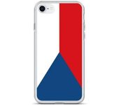 Funda para iPhone - PIXELFORMA - iPhone 6 - Bandera de la República Checa - Protección completa - Silicona suave