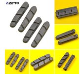 ZTTO 4 Uds pastillas de freno de bicicleta de carretera derecha izquierda para llanta de rueda de fibra de carbono Shimano