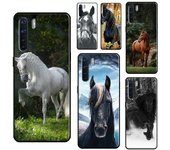 Caballo Animal caso para OPPO A74 A54 A94 A31 A53 A5 A9 2020 A52 A72 A1K A83 A91 A93 A3S A5S A15 cubierta OPPO A1K