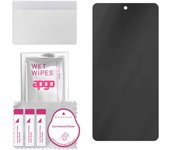 apgo Privacy Matte Hybrid protective glass compatible with Sony Xperia ACE III SO-53C, flexible nano glass, great replacement for tempered glass, scra