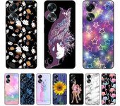 Funda de silicona negra para OPPO A58 Funda de silicona de lujo de 5,5 pulgadas - Cubierta negra elegante, a prueba de golpes, diseño ultrafino para protección del teléfono OPPO-A58-Y40_Style 1