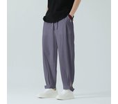 Pantalones Harem Hippie para Hombre, Pantalones Holgados de Lino para Yoga, Pantalones Casuales con Entrepierna caída, Pantalones Jogger Informales para Hombre con Cintura elástica 3XL blanco
