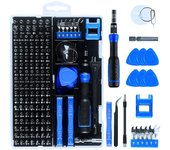 Juego de destornilladores de precisión 115/122/160 en 1, kit de reparación de computadoras con minillave y extractor de tornillos, para tabletas, relojes y iPhones.