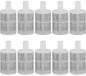 10 piezas de malla de limpieza para filtro de bomba de agua de acuario, accesorio para pecera de 10 mm 10mm