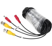 Conector BNC DC de 65 pies, Cable siamés de alimentación de vídeo, 4 unids/lote para cámara CCTV DVR 1PCS