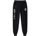 Pantalones de chándal con estampado de Anime Attack on Titan para hombre, pantalones informales de marca para hombre, pantalones de chándal para entrenamiento físico, pantalones deportivos para correr, ropa XL