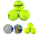 3 pelotas de tenis de 1,4 m de rebote, alta elasticidad, duraderas, para entrenamiento de clubes escolares, perros, exteriores, elasticidad duradera.