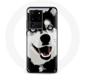 Funda para Samsung Galaxy S20 Ultra Husky Siberiano Ojos Azules