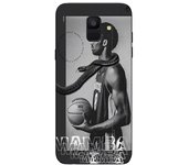 Coque maniacase pour Samsung Galaxy A8 2018 Kobe Bryant NBA black mamba mentality