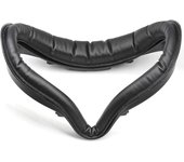 Interfaz facial de realidad virtual Kuttech y almohadilla de espuma de cuero sintético para Quest 2 (diseño ioshre) negro