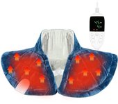 Gravity heating pad Multifunctional electric heating shawl heat compress shawl neck physiotherapy heating vest European standard azul pavo