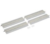 TOMIX N Gauge Wide PC Rail F Juego de 4 1761 Suministros para modelos ferroviarios S140-WP