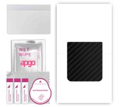 apgo Protective Skin Sticker for the back compatible with Motorola Razr+ Plus 2023, Wrap Film, Foil, Vinyl - Pattern Carbon Black