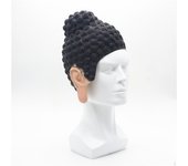 Gorro de baño de látex, gorro de baño para cosplay, gorro de playa, impermeable, para mantener el cabello seco, protección para los oídos