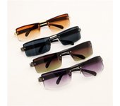 Gafas de sol de conductor con montura cuadrada sencilla para hombre