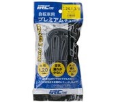 Cámara de aire para bicicleta IRC WO 24 1 Válvula inglesa 30 mm 26150M (Tubo Premium) × 3/8 negro