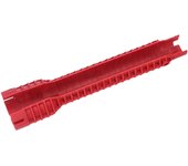 Llave para grifo y fregadero 5 en 1, herramienta de llave multifuncional, llave de plomería de doble cabeza, rápida 5 in 1 rojo
