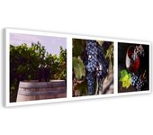 Feeby Cuadro, Magia del viñedo - set 90x30 púrpura