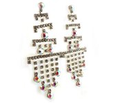 Les Trésors De Lily [F5028] - Boucles 'Diamonds' Blanc blanco
