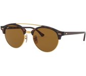Gafas de sol Clubround Double Bridge RB43469903351 para Hombre-Mujer TU marrón