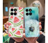 Funda para Honor X6a X7a X8a 20 50 lite 20S 8A Pro 9X Pro contraportada de lujo suave silicona transparente mate a prueba de golpes etiquetas de moda para Honor parachoques Honor 10i