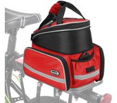 Lixada Bolsa impermeable para asiento trasero de bicicleta, bolsa para maletero de bicicleta, bolsa de alforja para bicicleta, bolsa de hombro con azul