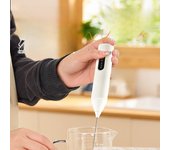 Espumador de leche eléctrico y batidor de huevos para uso doméstico