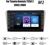 8 pulgadas para Toyota Avensis T250 2 2003-2009 con botón perilla Android Car Radio reproductor Multimedia navegador estéreo GPS 2 Din 1 + 32GB 1+32GB