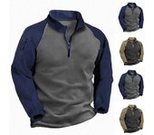 Chaqueta de exterior para hombre, ropa de caza, cremalleras cálidas, jersey de forro polar, abrigo cortavientos para hombre, ropa interior térmica para primavera e invierno L