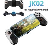Controlador de gamepad telescópico JK02, tipo C, con radiador semiconductor de refrigeración para juegos en teléfonos móviles iOS/Switch/Android.
