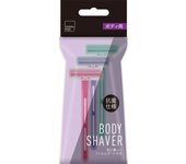 Body razor for women 3pcs Disposable for Women Women's Razors Material] [Blade] Stainless steel blade, special resin film [Resin] PS [Cap] PP Disposab