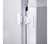 Cerradura de puerta para refrigerador de casa, pestillo de bloqueo para niños pequeños, cerraduras de gabinete para niños, cerradura de seguridad para bebés 1pcs azul