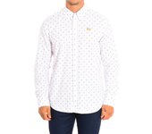 Camisa de Manga Larga TMC021-PP572 para Hombre S blanco